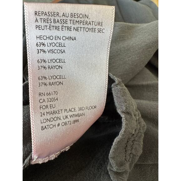 urban outfitters The Romperalls Overalls square neck loose jumpsuit sz s gray - Picture 7 of 9